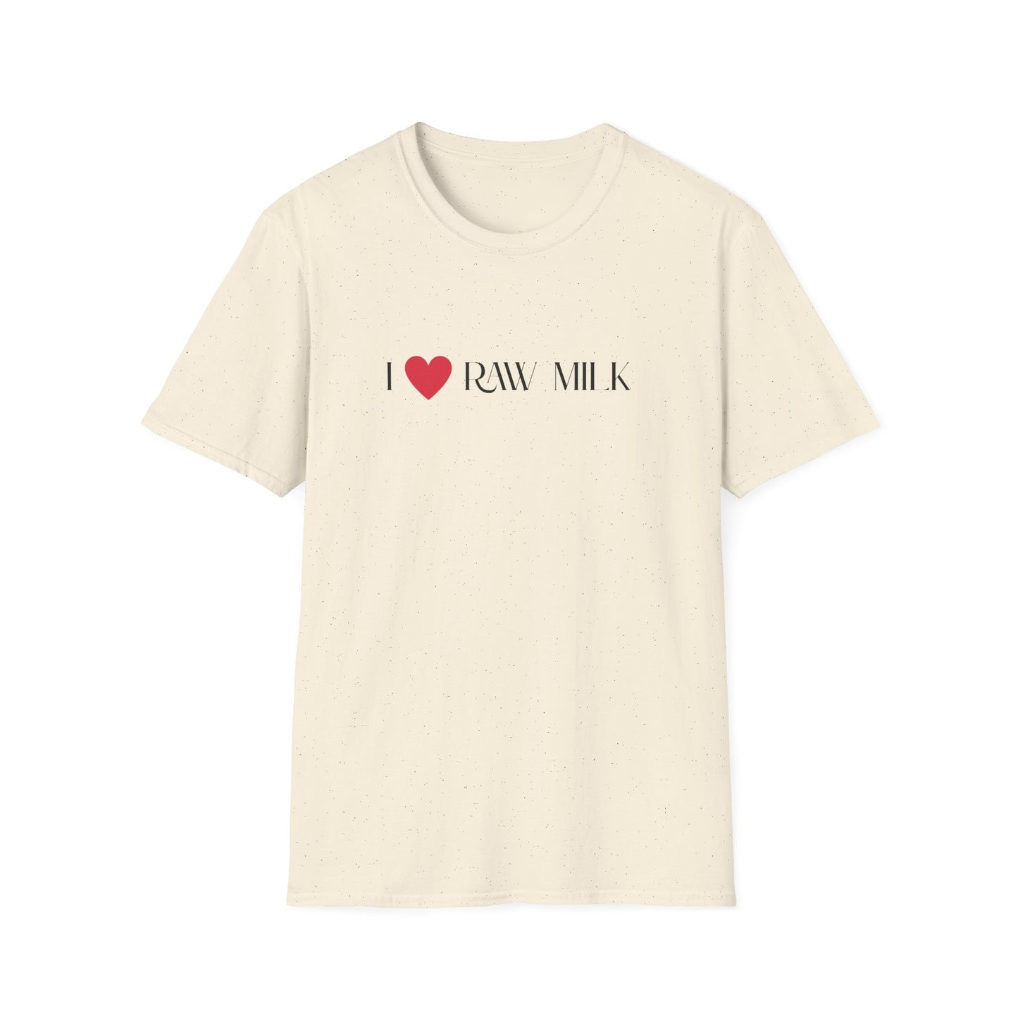 "I Love Raw Milk" Unisex Softstyle T-Shirt
