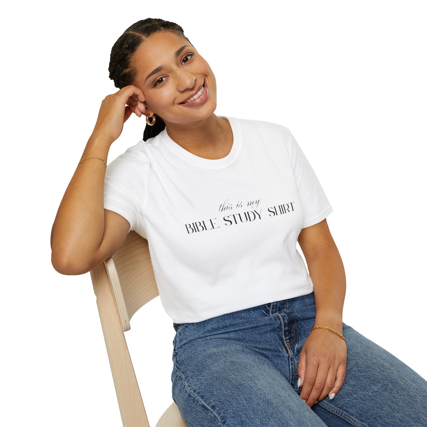 “This is my Bible Study Shirt” Unisex Softstyle T-Shirt