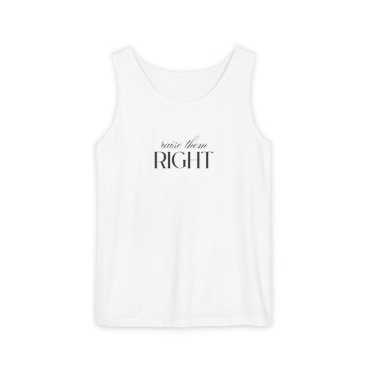 “Raise Them Right” Gym Tank