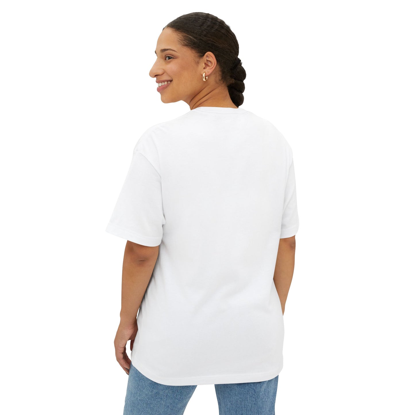 "Blessed Moms Club" Unisex Oversized Boxy Tee Version